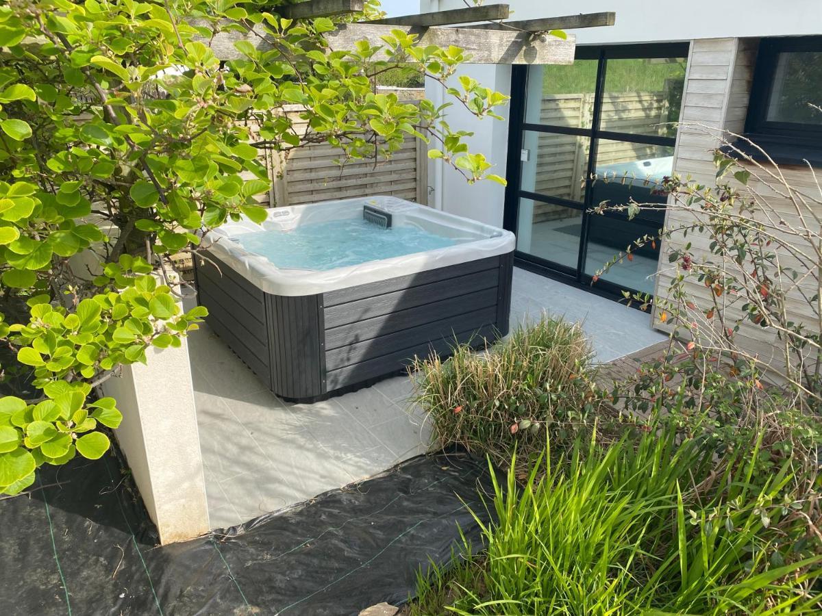 Maison Villa Montmarin Vue Mer Bretagne Nord Vers Roscoff Carantec Morlaix Plouescat Locquenole Avec Son Spa Et Sa Vue Mer Bagian luar foto