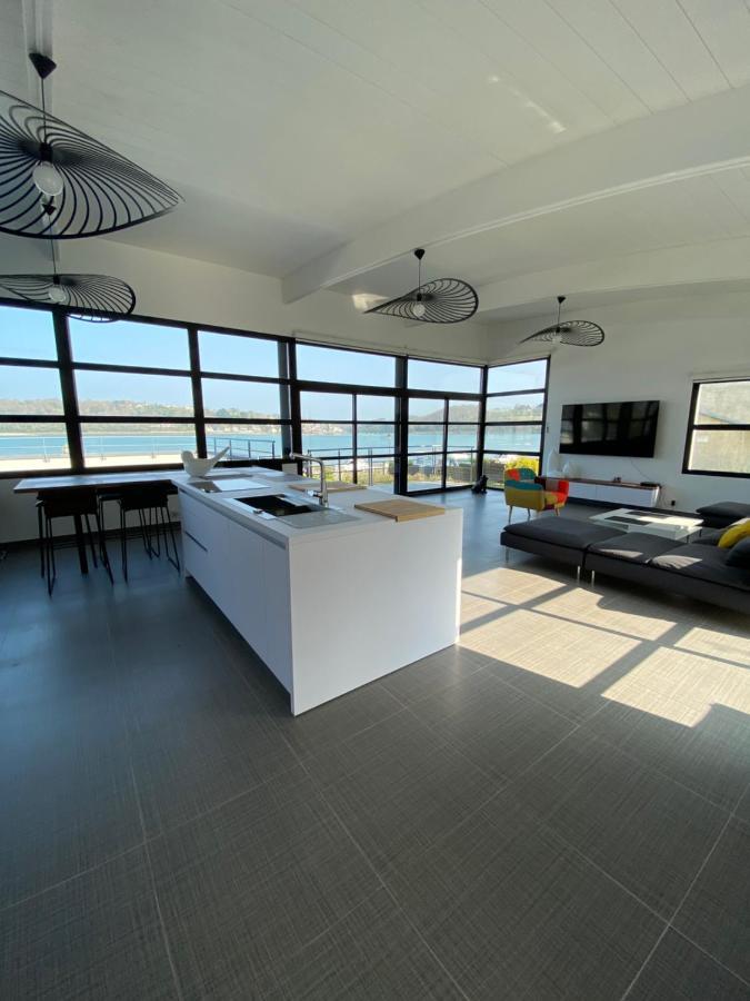 Maison Villa Montmarin Vue Mer Bretagne Nord Vers Roscoff Carantec Morlaix Plouescat Locquenole Avec Son Spa Et Sa Vue Mer Bagian luar foto